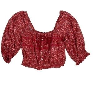 American Eagle Floral Crop Top